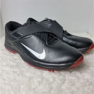 Nike Men's Black and Red Shoes